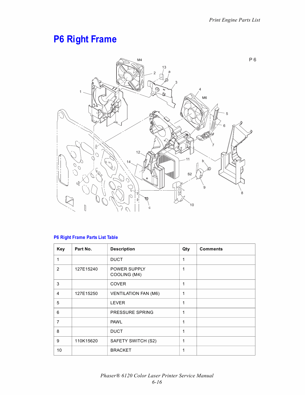 Xerox Phaser 6120 Parts List and Service Manual-5